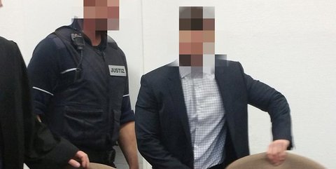 Angeklager im Kölner Landgericht