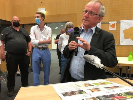 Rüdiger Scholz im Leverkusener Ratssaal